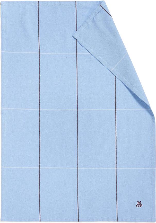 Haley Torchons de Cuisine 50 x 70 cm, beige clair et sable, Lot de 2