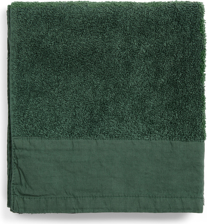Handdoek Linan 30 x 50 cm donkergroen