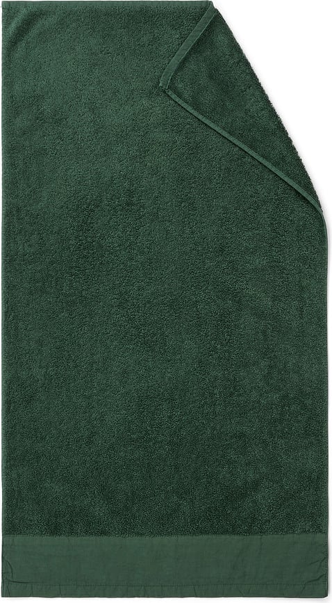 Handdoek Linan 70 x 140 cm donkergroen