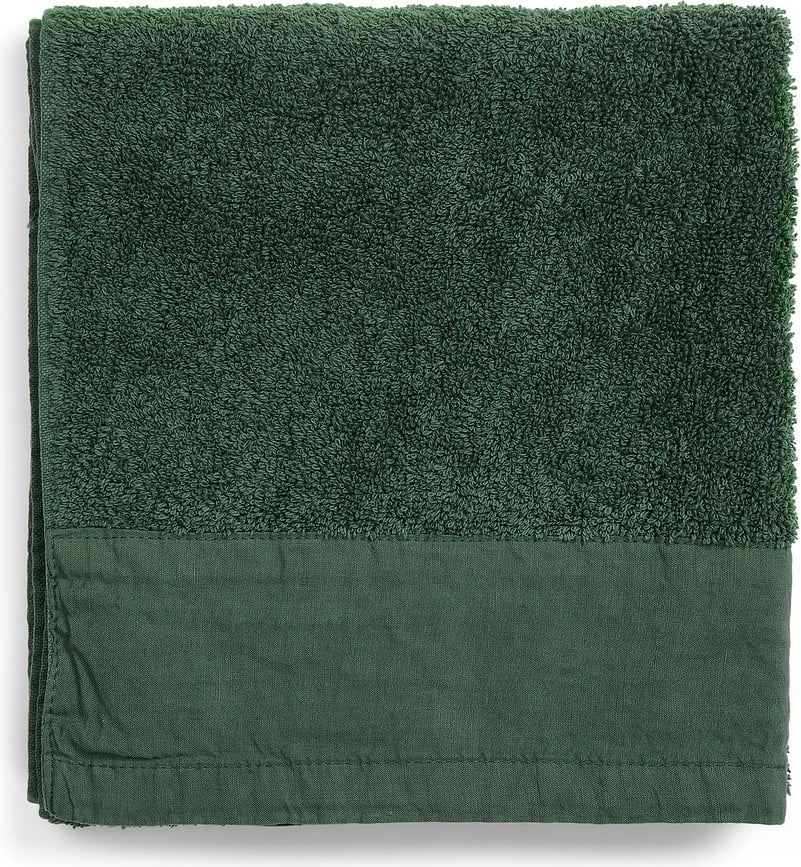 Håndklæde Linan 30 x 50 cm mørkegrøn