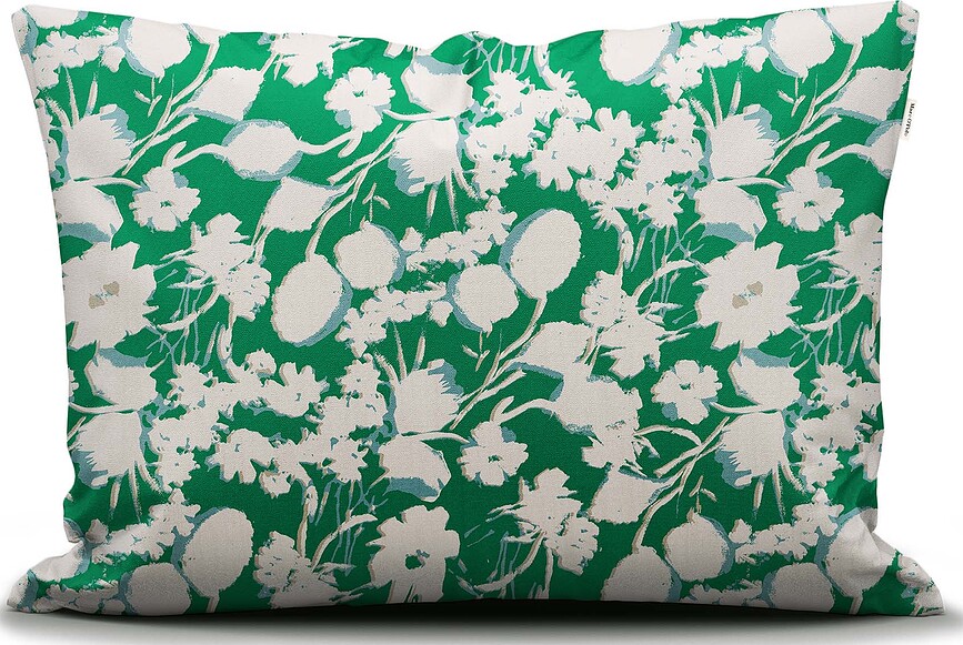 Hanne Housse de Coussin 60 x 70 cm, verte