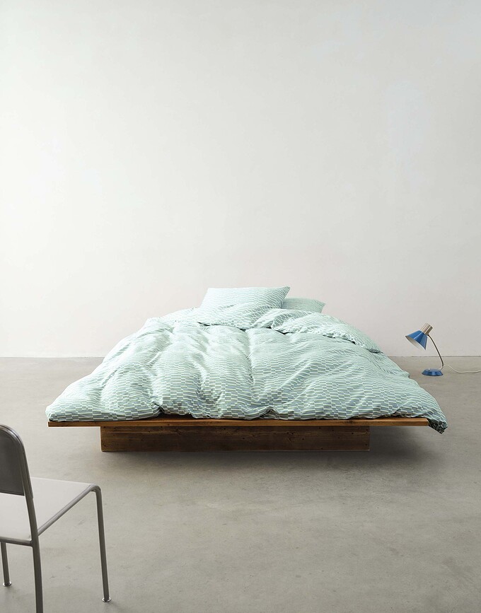 Harpa Taies d'Oreiller 50 x 70 cm, bleues, Lot de 2