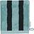 Heritage Badehandschuh 16 x 22 cm gestreift blau-schwarz