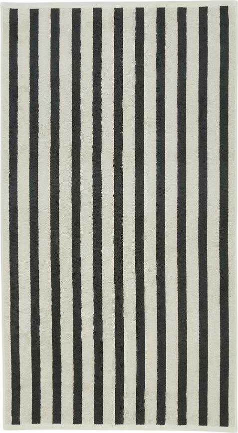 Heritage Ručnik prugasti bež antracit 50 x 100 cm