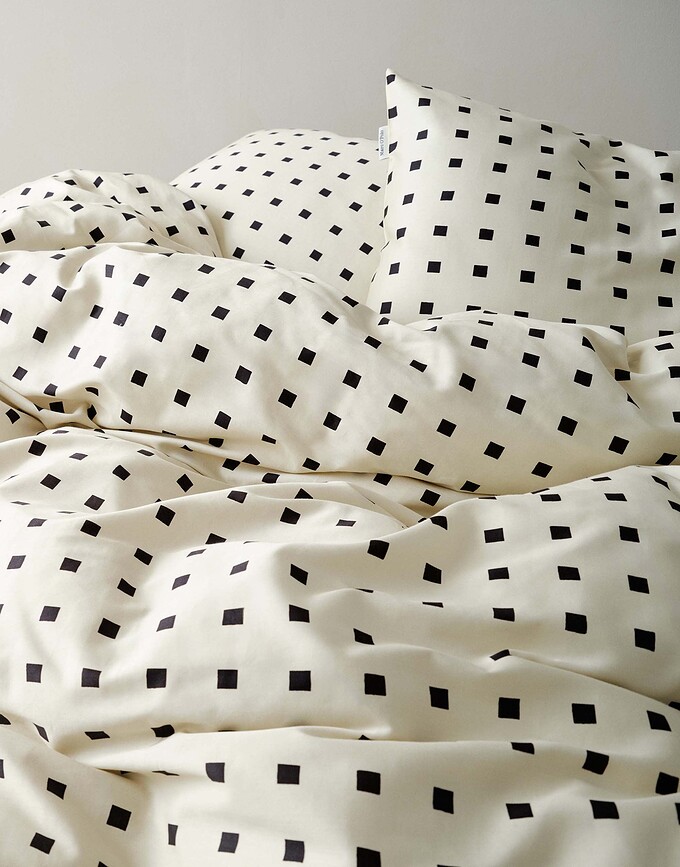 Iben Housse de Couette 160 x 200 cm, crème