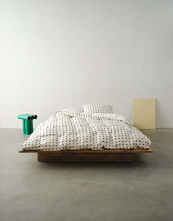 Iben Housse de Couette 160 x 200 cm, crème