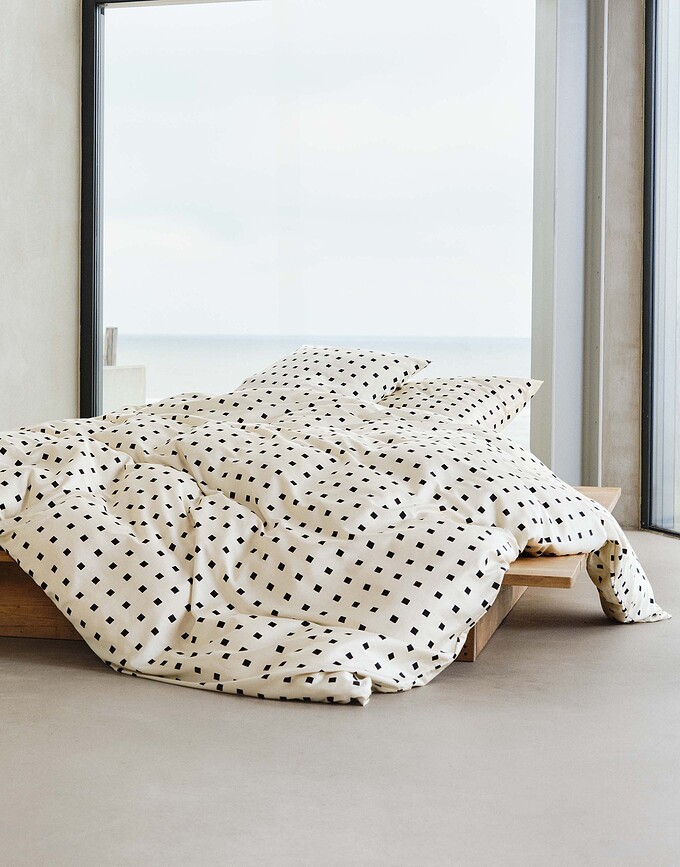 Iben Housse de Couette 160 x 200 cm, crème