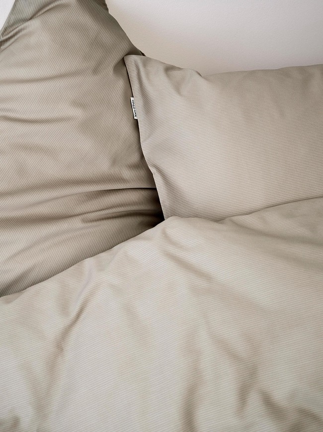 Jorn Μαξιλαροθήκη με φερμουάρ, 40 x 80 εκ., αμμώδης