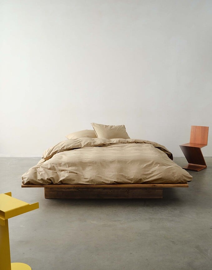 Funda Nórdica Senja, 200 x 220 cm, beige oscuro