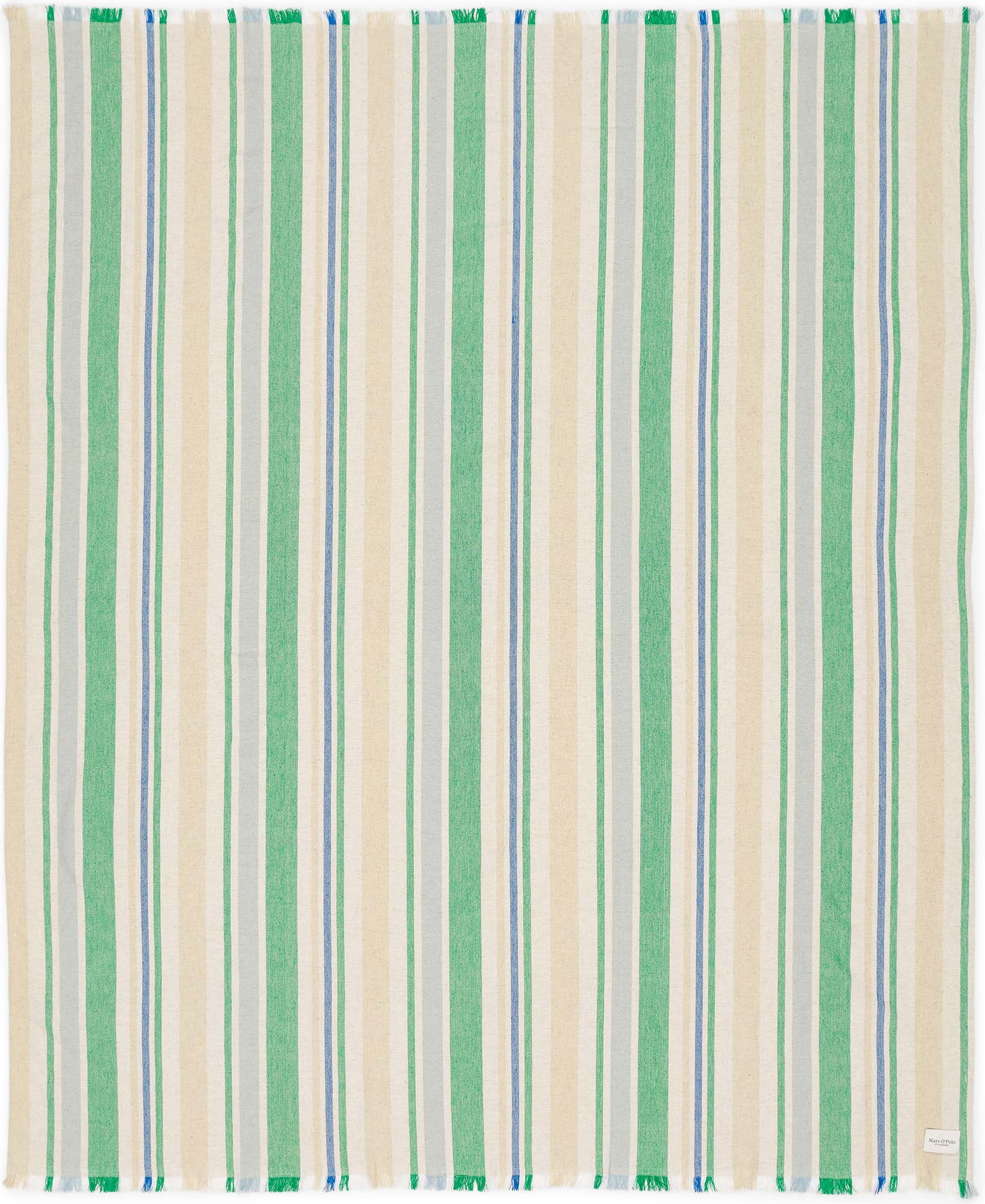 Koc piknikowy Torre w paski 140 x 160 cm zielony