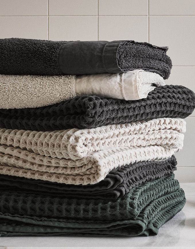 Linan Serviette 50 x 100 cm, anthracite