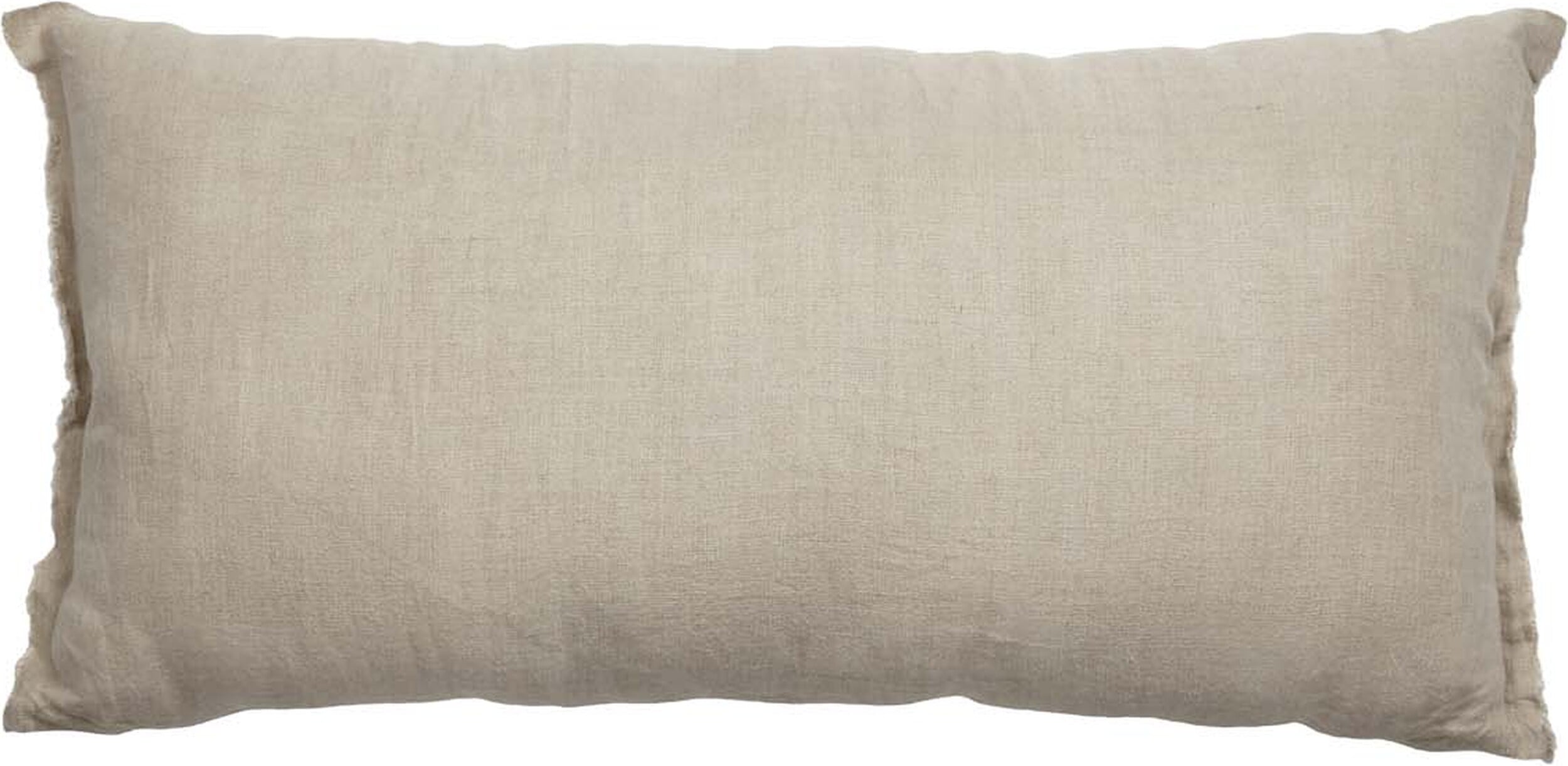 Linka Kissen 30 x 60 cm beige aus Leinen