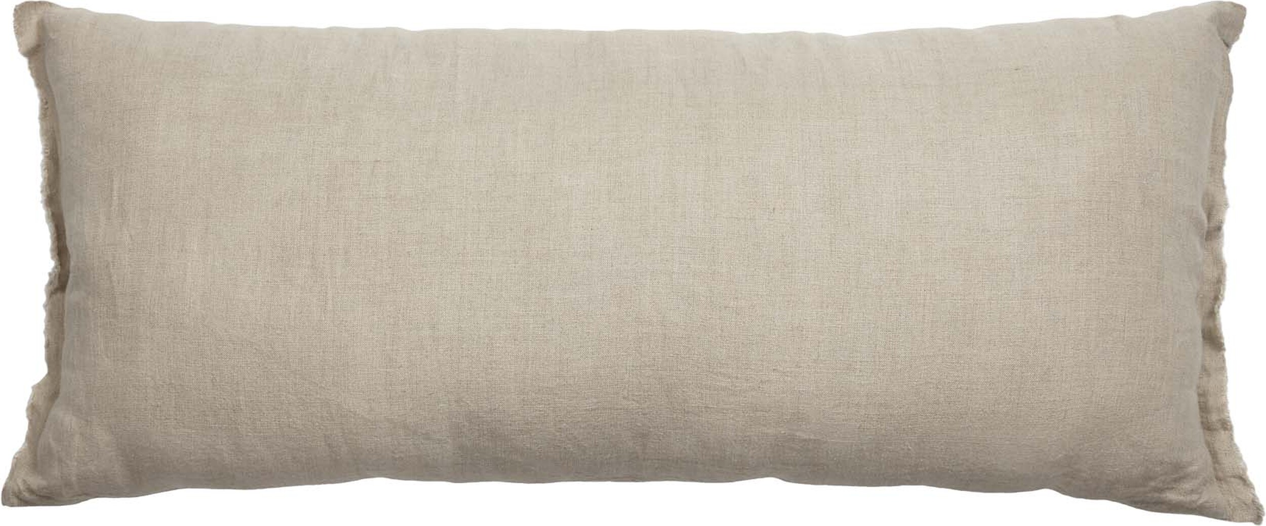 Linka Kissen 40 x 90 cm beige aus Leinen