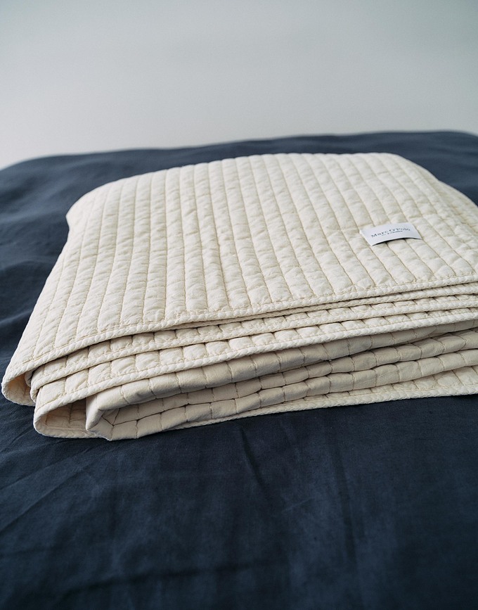 Manta Bodine, 150 x 200 cm, blanco roto