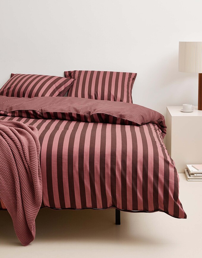 Manta de algodón orgánico Nordic Knit, 130 x 170 cm, beige