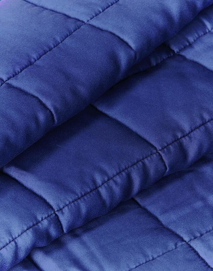 Manta Kelda, 150 x 200 cm, azul cobalto