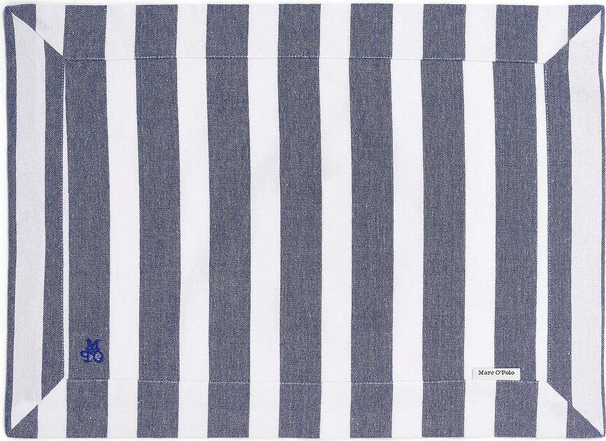 Manteles Individuales a rayas Haley, 33 x 45 cm, naranja y lila, 2 unidades