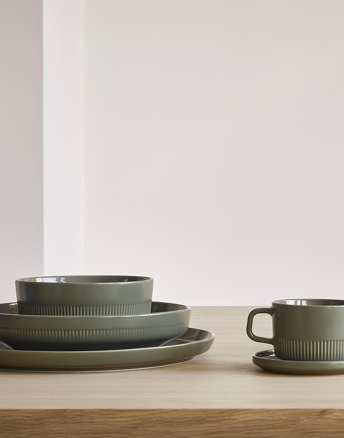 Moments Assiette Creuse 21,5 cm, olive