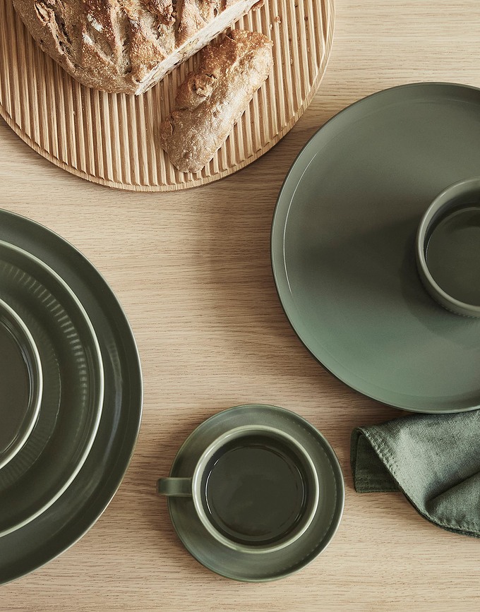 Moments Tasse et Soucoupe 200 ml, olive