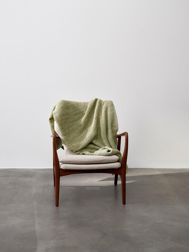 Nordic Knit Deka 130 x 170 cm plava