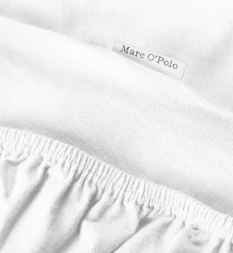 Organic Percale Bettlaken 160 x 200 cm weiß