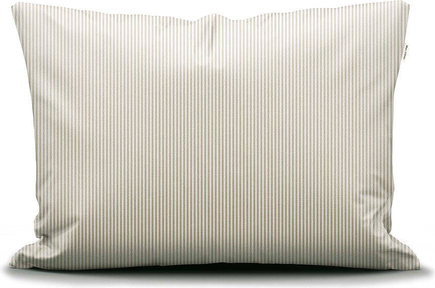 Pagalvės užvalkalas Classic Stripe užsegimas užtrauktuku smėlio ir kreminės spalvos 40 x 40 cm