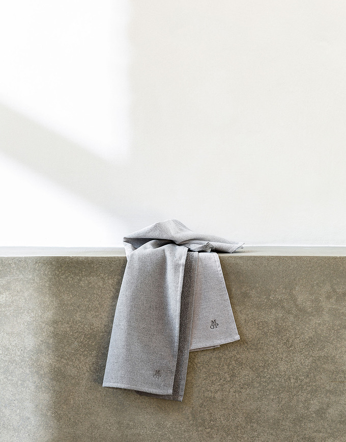 Paños de Cocina Kinno, 50 x 70 cm, gris claro, 2 unidades