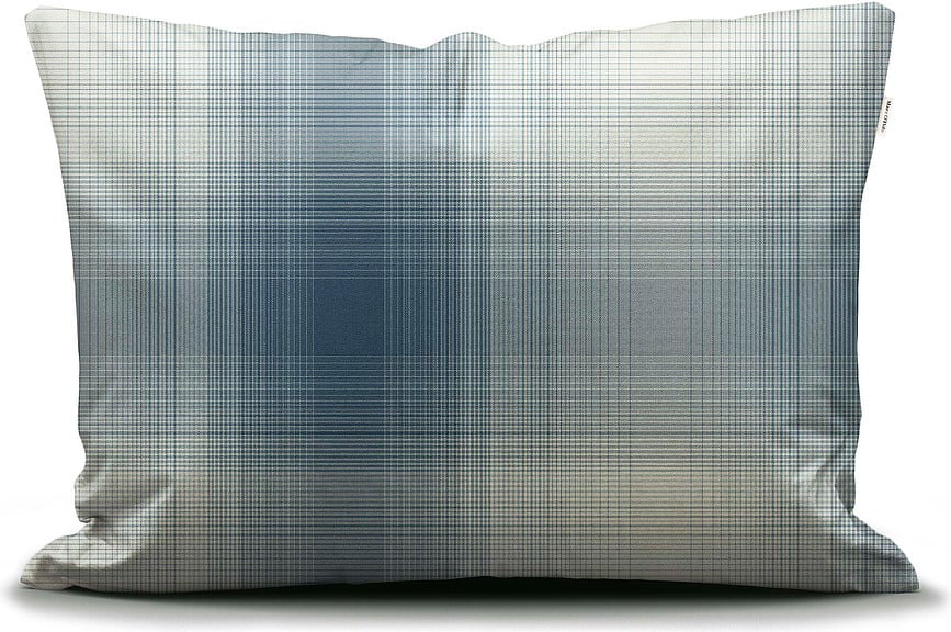 Phia Kissenbezug 40 x 80 cm blau Reißverschluss