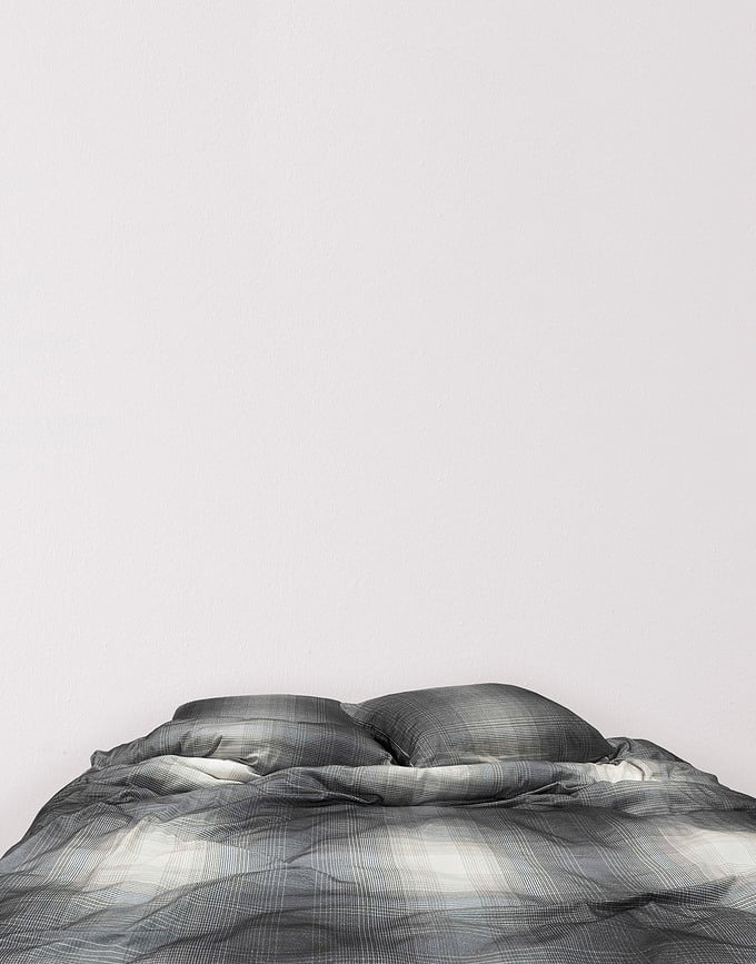 Phia Posteljina 140x200 cm crna jastučnica 70x90 cm preklop