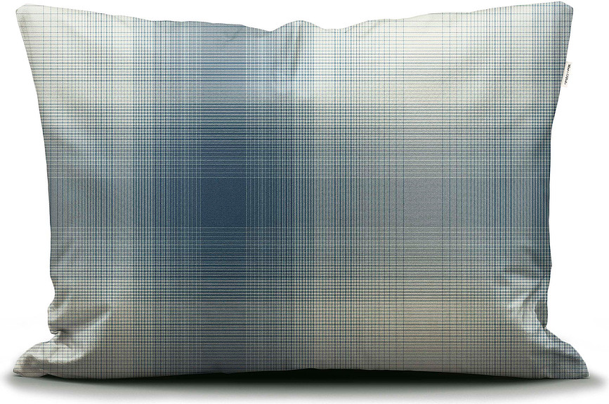 Phia Taie d'Oreiller avec fermeture éclair, 40 x 80 cm, bleue