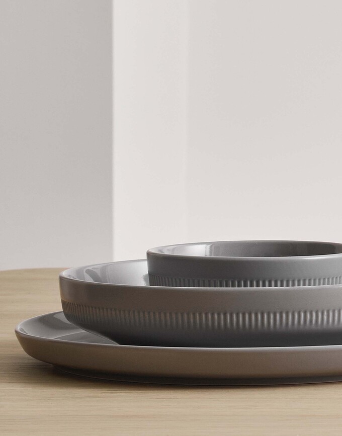 Plato Llano Moments, 27 cm, oliva