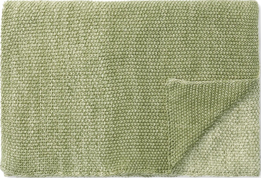 Плед Nordic Knit 130 x 170 см, зелений мох