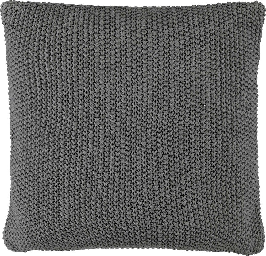 Подушка Nordic Knit 50 x 50 см, кам'яна, органічна бавовна
