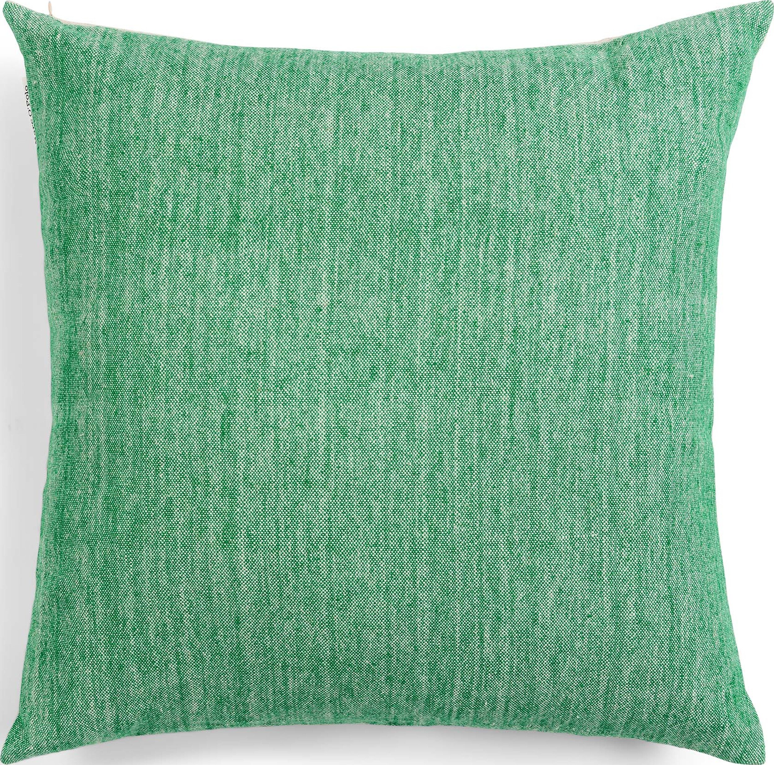 Poduszka Ribban 50 x 50 cm zielono-beżowa dwustronna
