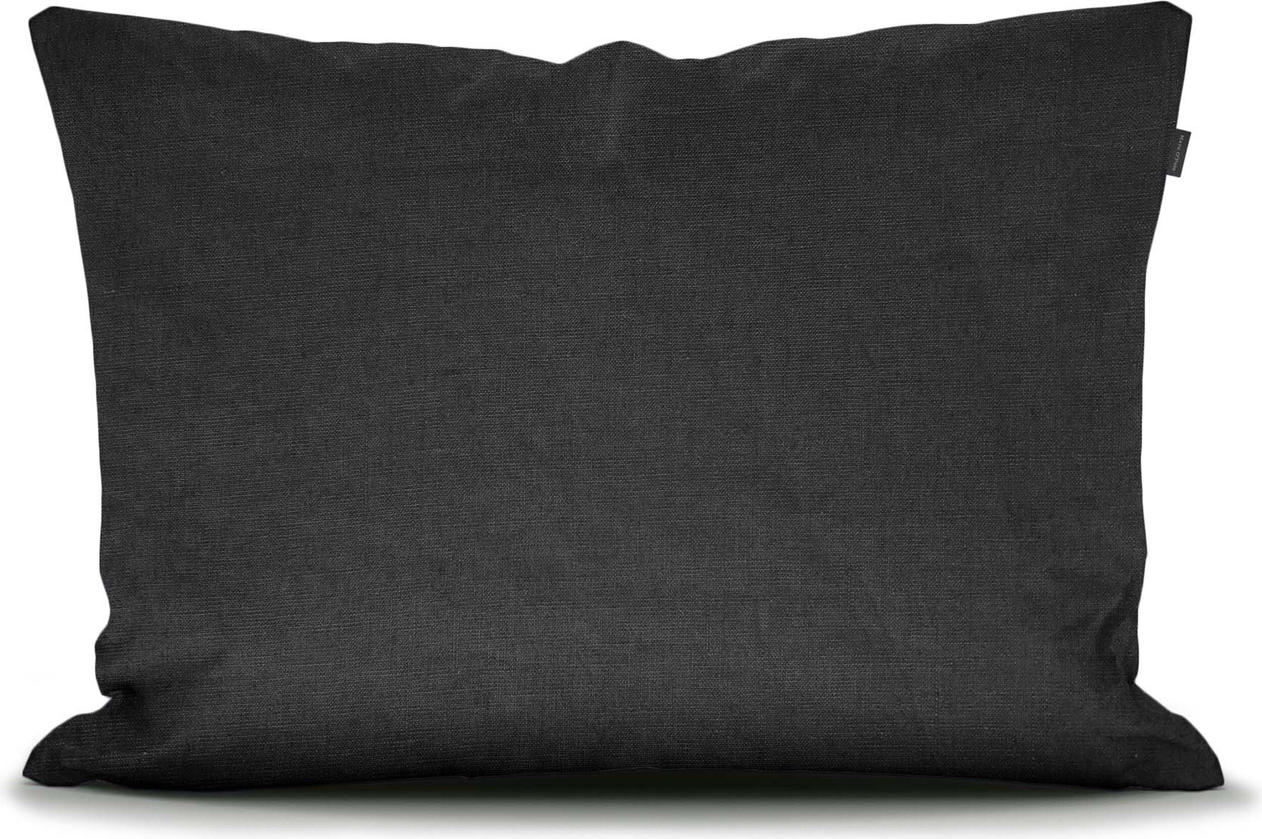 Poszewka na poduszkę Valka 40 x 80 cm antracytowa lniana