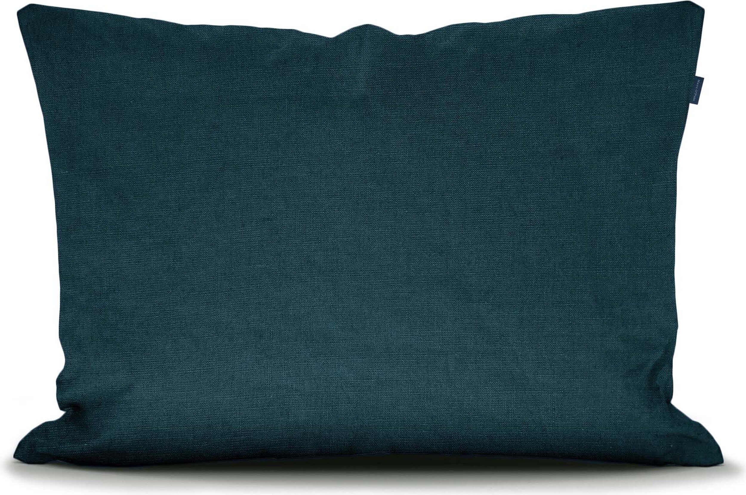 Poszewka na poduszkę Valka 80 x 80 cm indygo lniana