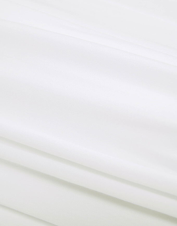 Premium Organic Plahta s gumicom 100 x 200 cm bijela