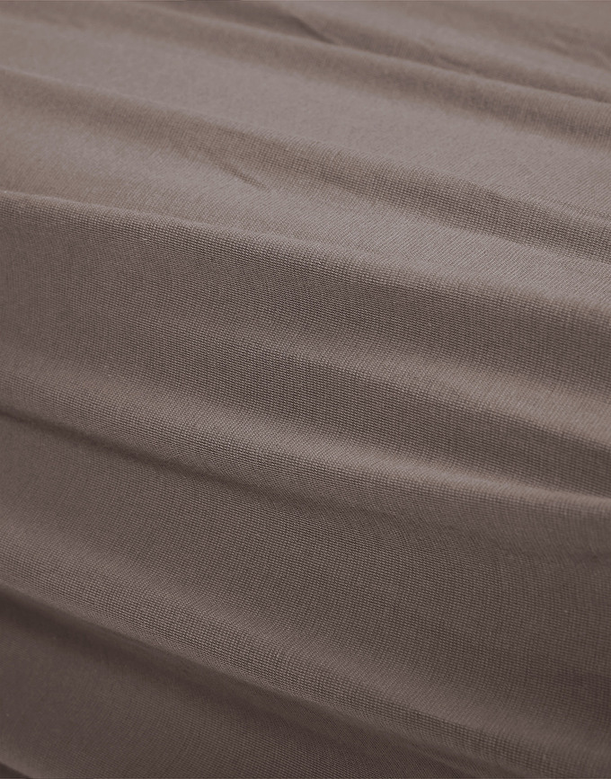 Premium Organic Plahta s gumicom 100 x 200 cm bijela