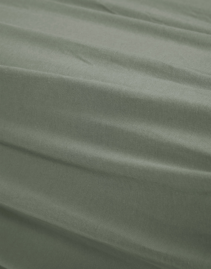 Premium Organic Plahta s gumicom 100 x 200 cm bijela