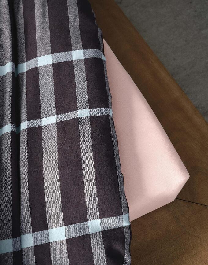 Premium Organic Plahta s gumicom 100 x 200 cm bijela