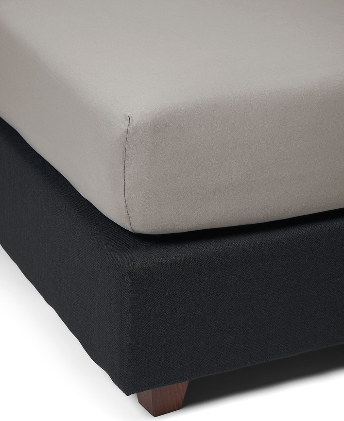 Premium Organic Plahta s gumicom 100 x 200 cm bijela