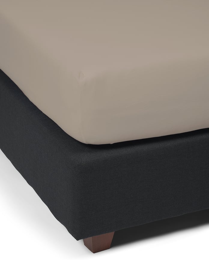 Plahta s gumicom Premium organska 200 x 200 cm svijetlo pješčana