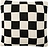 Rykki Decorative cushion 50 x 50 cm black and white