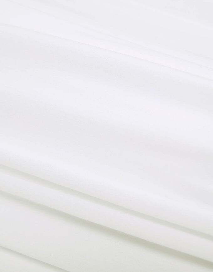 Sábana Ajustable Premium orgánica, 100 x 200 cm, blanca