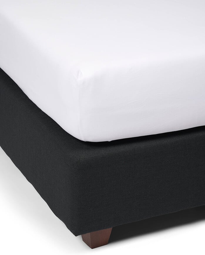 Sábana Ajustable Premium orgánica, 100 x 200 cm, blanca