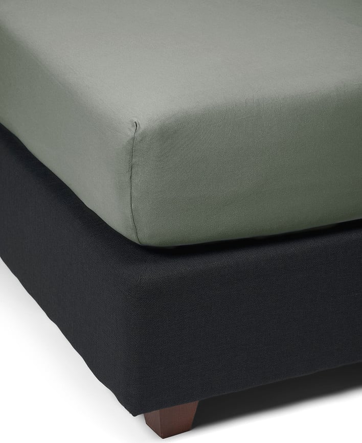 Sábana Ajustable Premium orgánica, 100 x 200 cm, blanca