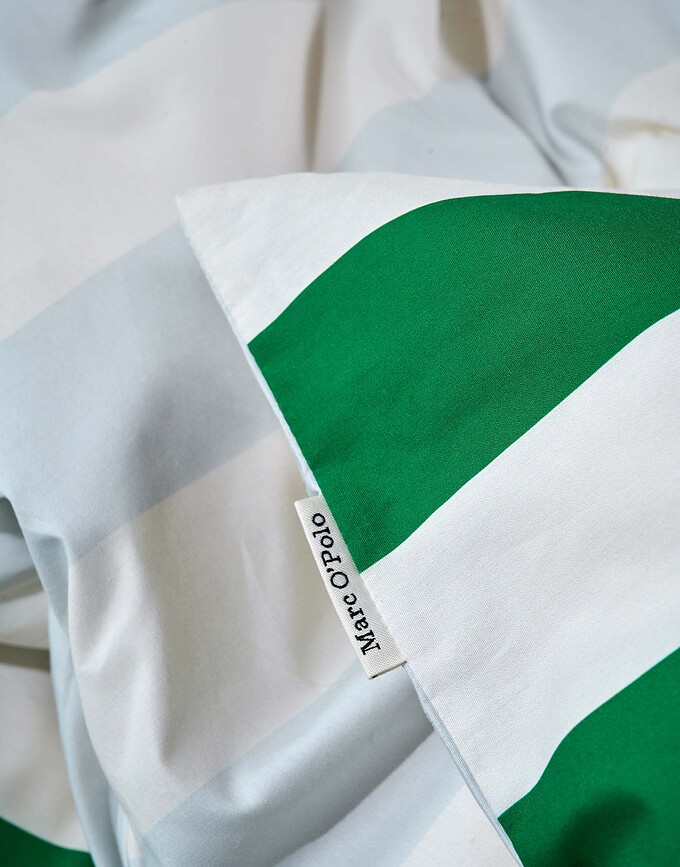 Sanna Housse de Coussin, 40 x 40 cm, verte