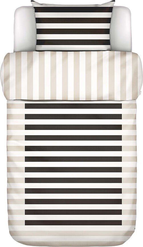 Sanna Posteljina 135x200 cm antracitna i jastučnica 80x80 cm