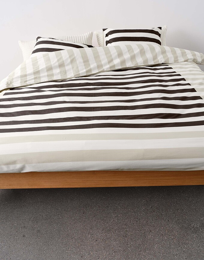 Sanna Σετ Παπλωματοθήκης, ανθρακί, 260 x 220 cm, με 2 Μαξιλαροθήκες 60 x 70 cm