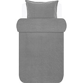 Senja Bedding 140 x 220 cm grey with pillowcase 60 x 70 cm